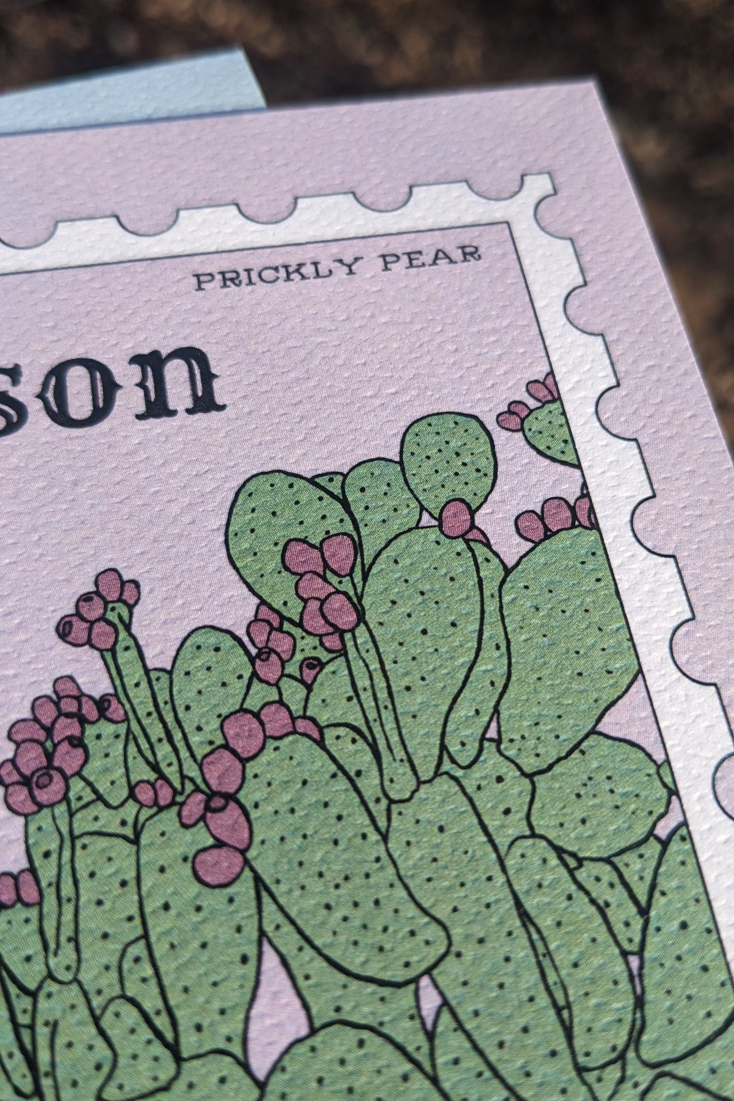 Art Print - Prickly Pear Stamp