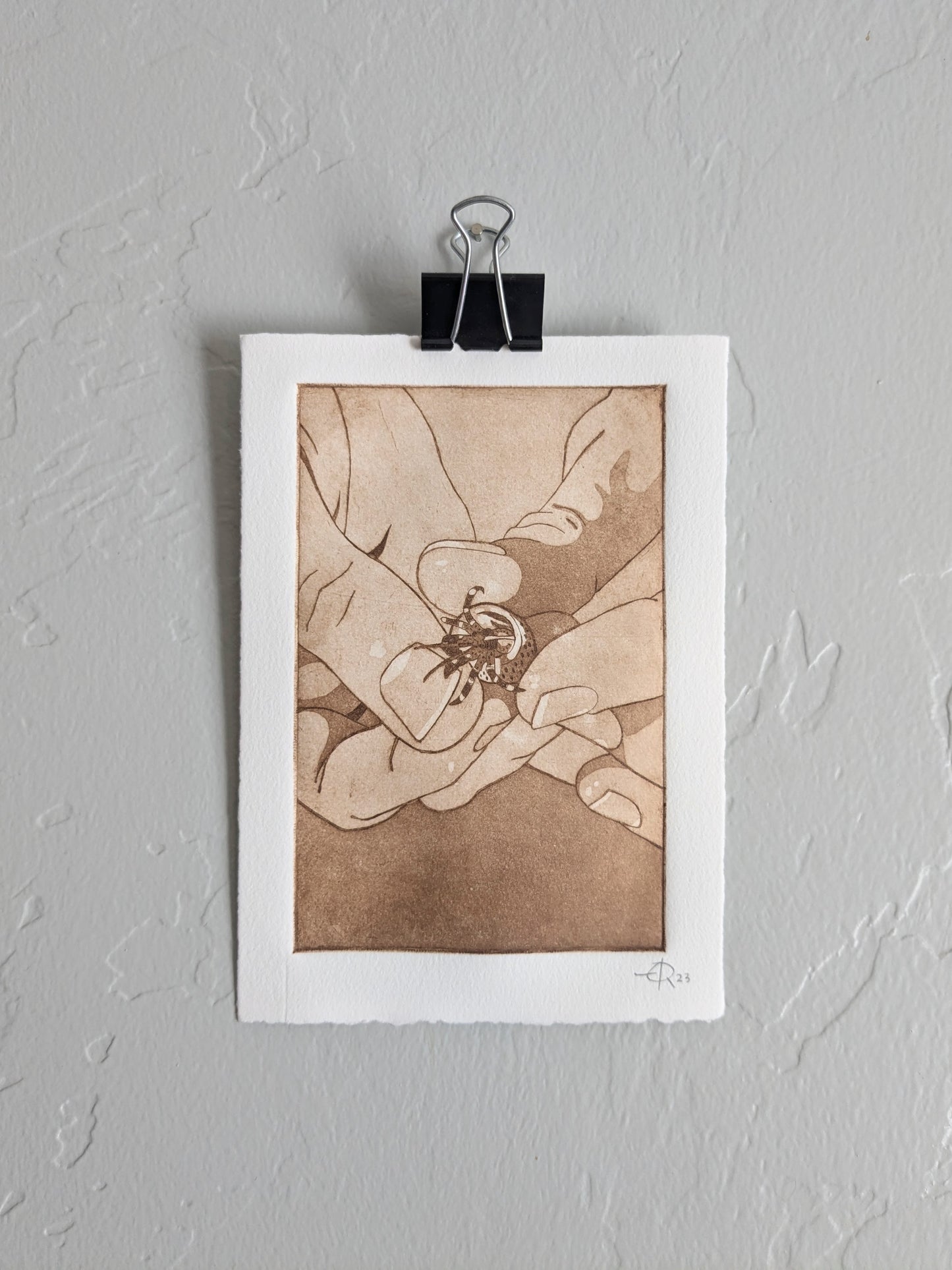 Intaglio Print - The Crab