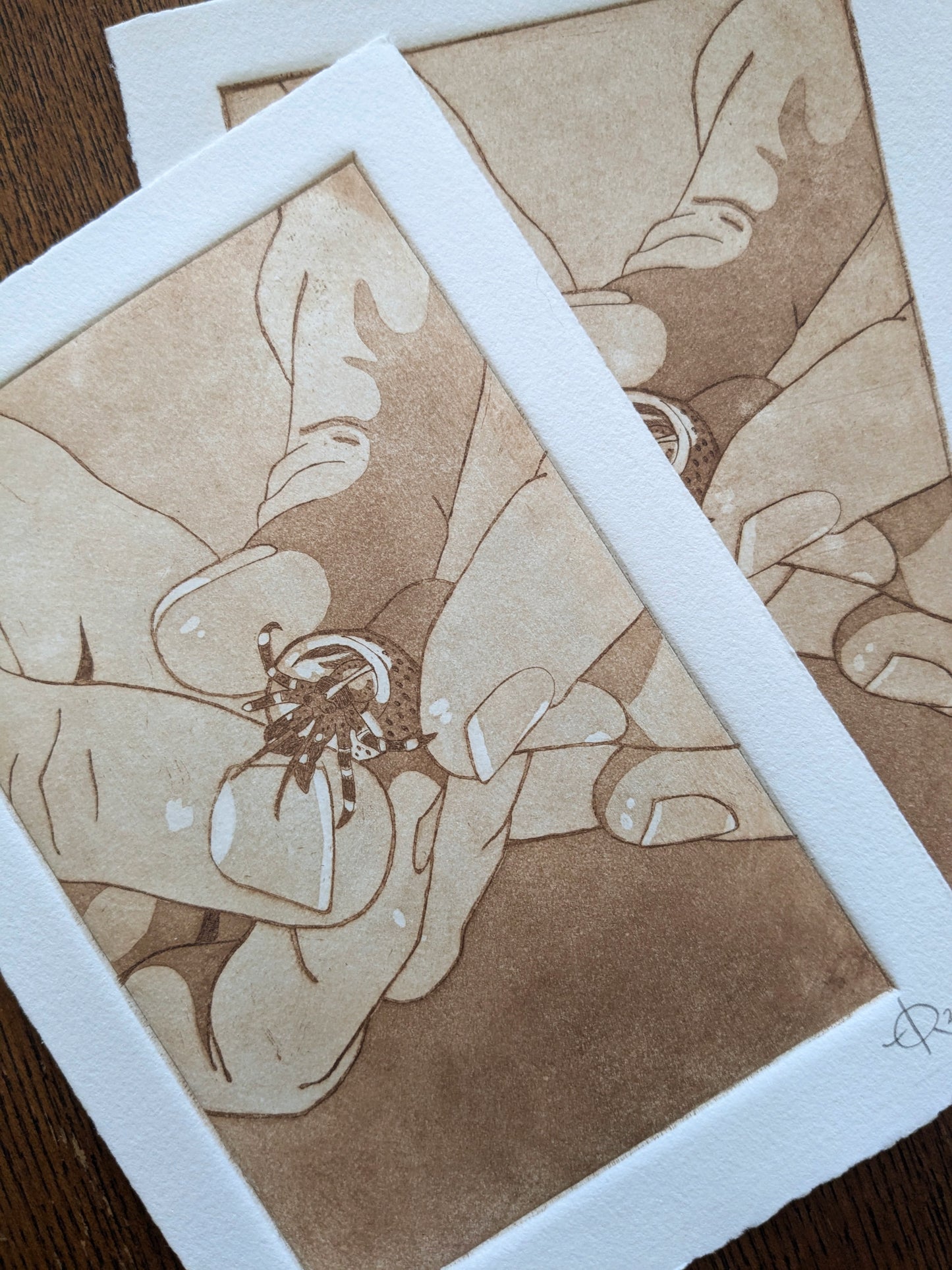 Intaglio Print - The Crab