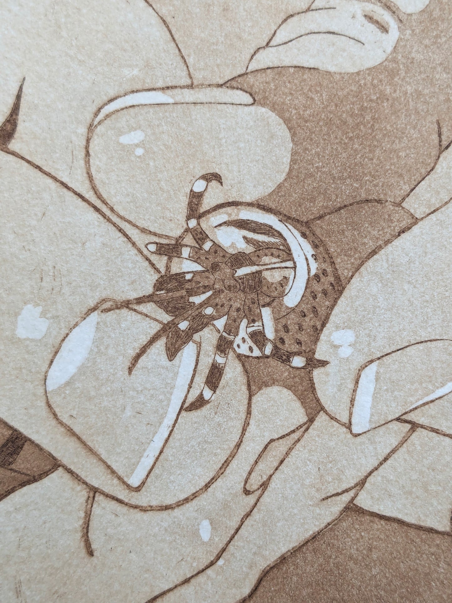 Intaglio Print - The Crab